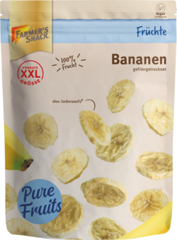 Bananenscheiben gefriergetrocknet