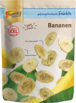 Bananen gefriergetrocknet