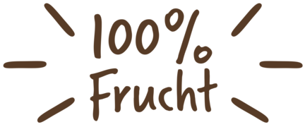 Illustration 100 Prozent Frucht