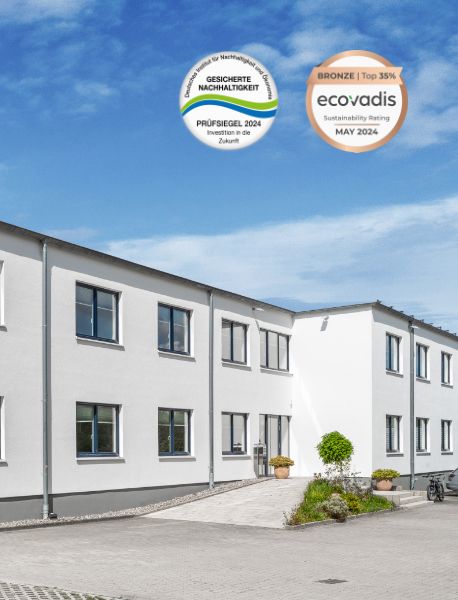 Farmers Snack Gebäude mit Ecovadis Auszeichnung