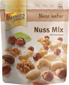 Nut mix with hazelnuts