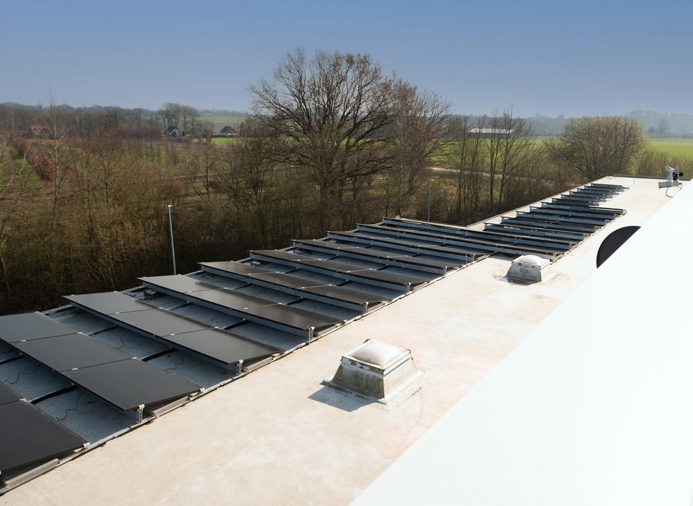 Solaranlage auf dem Dach